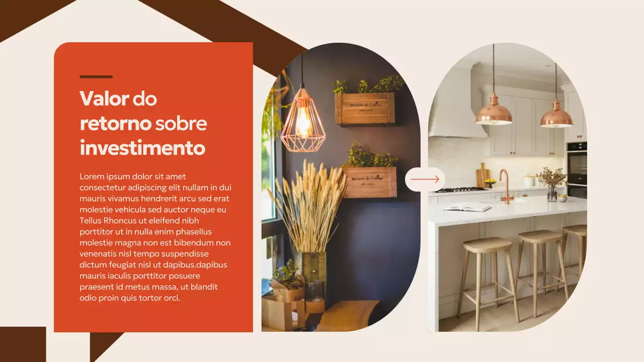 Apresentação de Promoção Imobiliária Moderna Bege