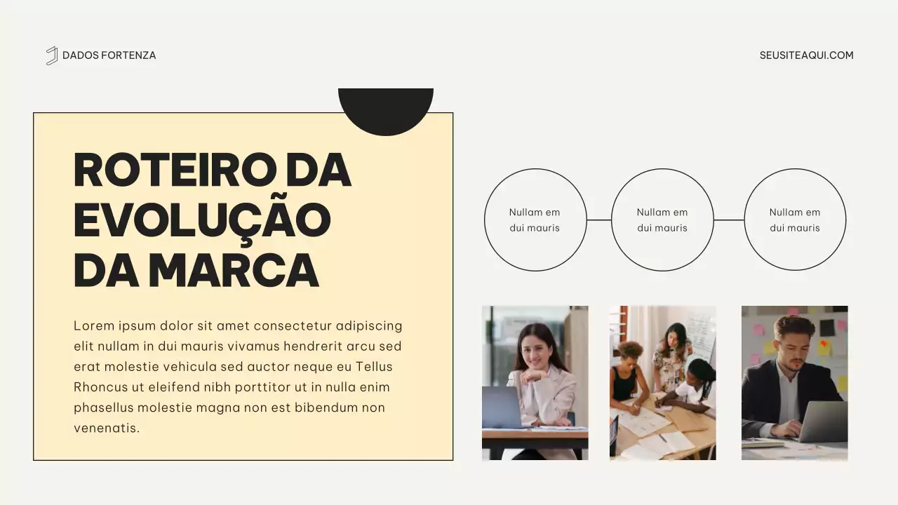 Apresentação de Introdução ao Negócio Moderno Bege