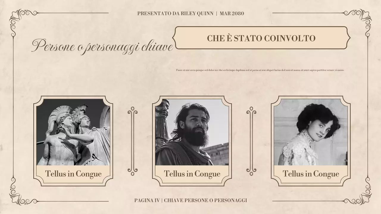 Presentazione sullo studio della letteratura storica classica