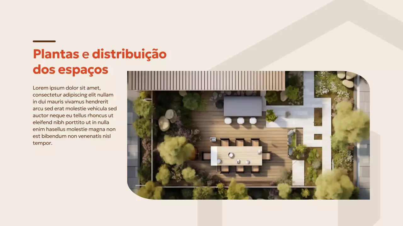 Apresentação de Promoção Imobiliária Moderna Bege