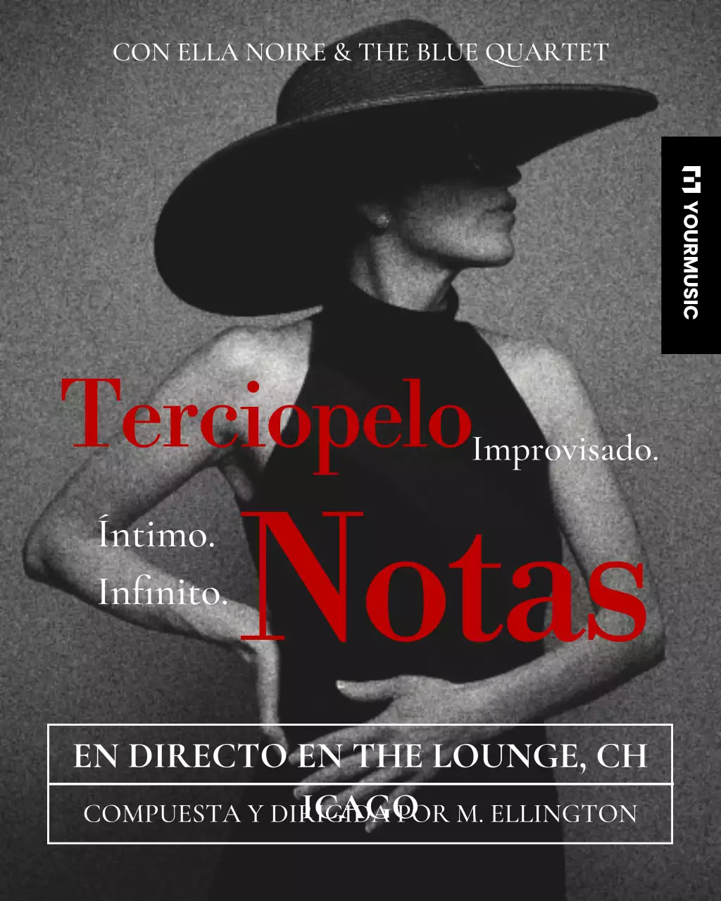 Publicación de Instagram de la portada de un mixtape de un álbum de música