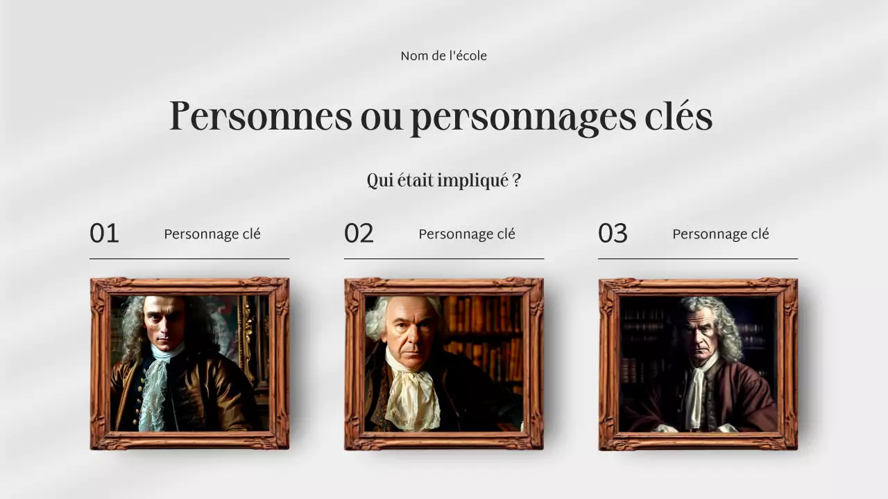 Présentation de l'histoire classique grise