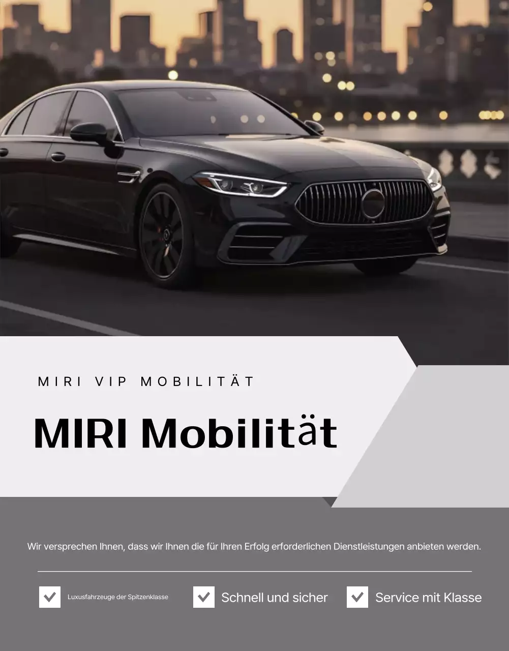 Anzeige für den Zeremonienservice „Black Luxury“