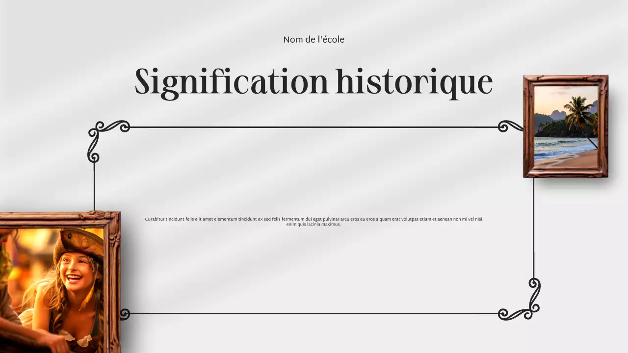 Présentation de l'histoire classique grise