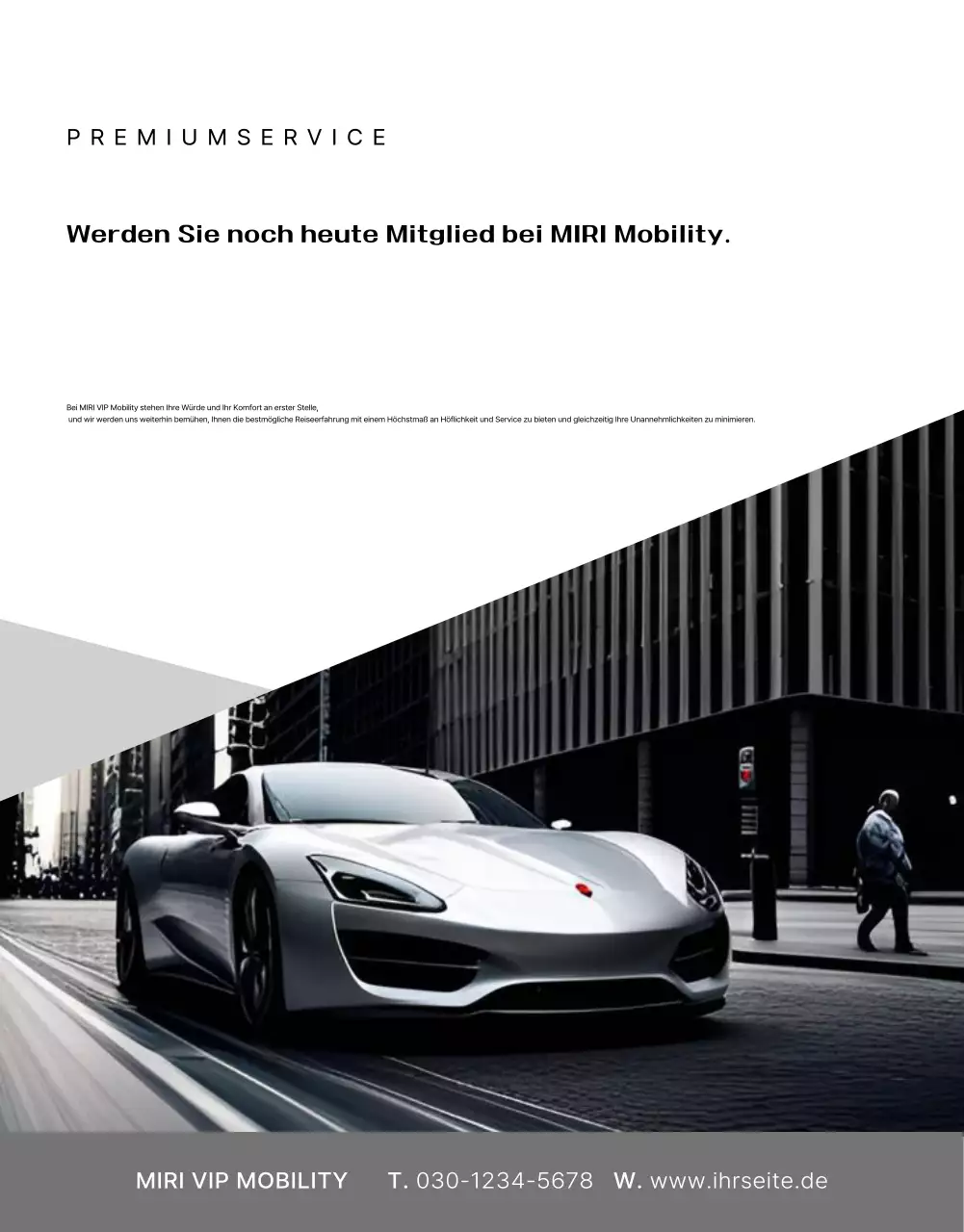 Anzeige für den Zeremonienservice „Black Luxury“