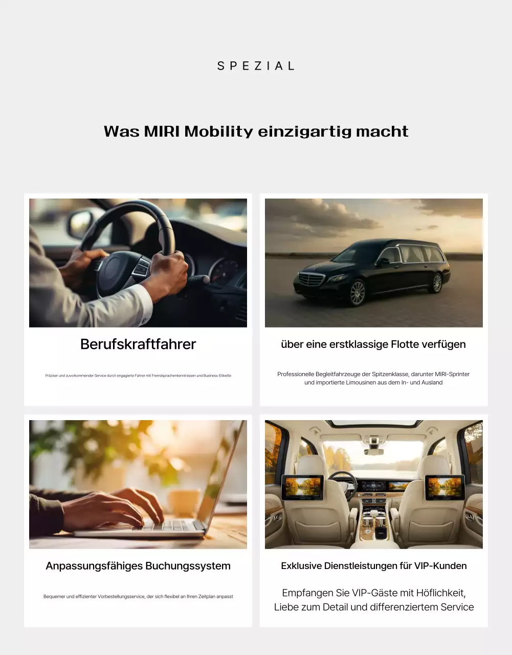 Anzeige für den Zeremonienservice „Black Luxury“