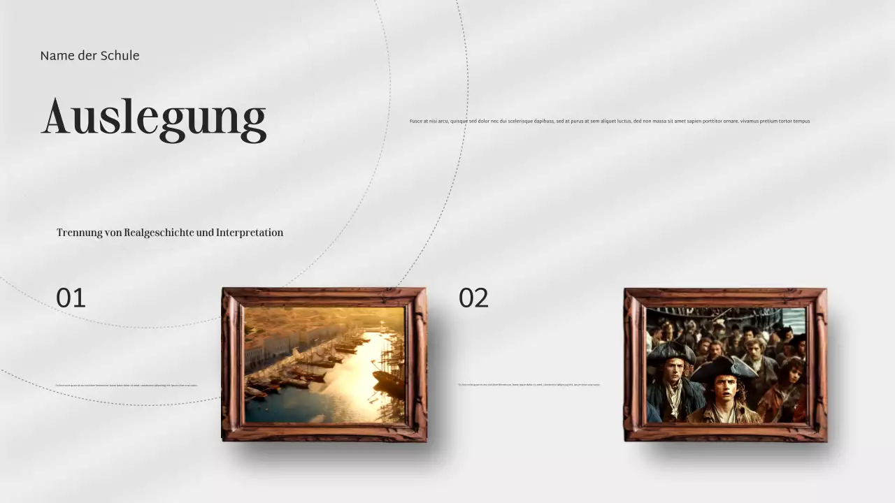 Grey Classic History Präsentation