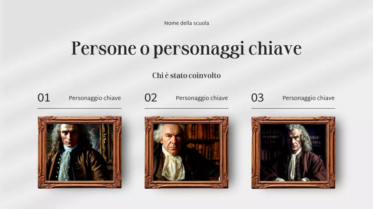 Presentazione della storia classica grigia