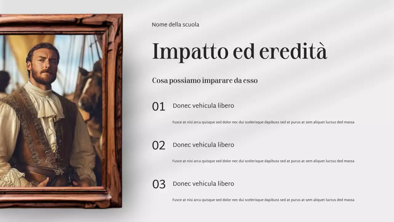 Presentazione della storia classica grigia