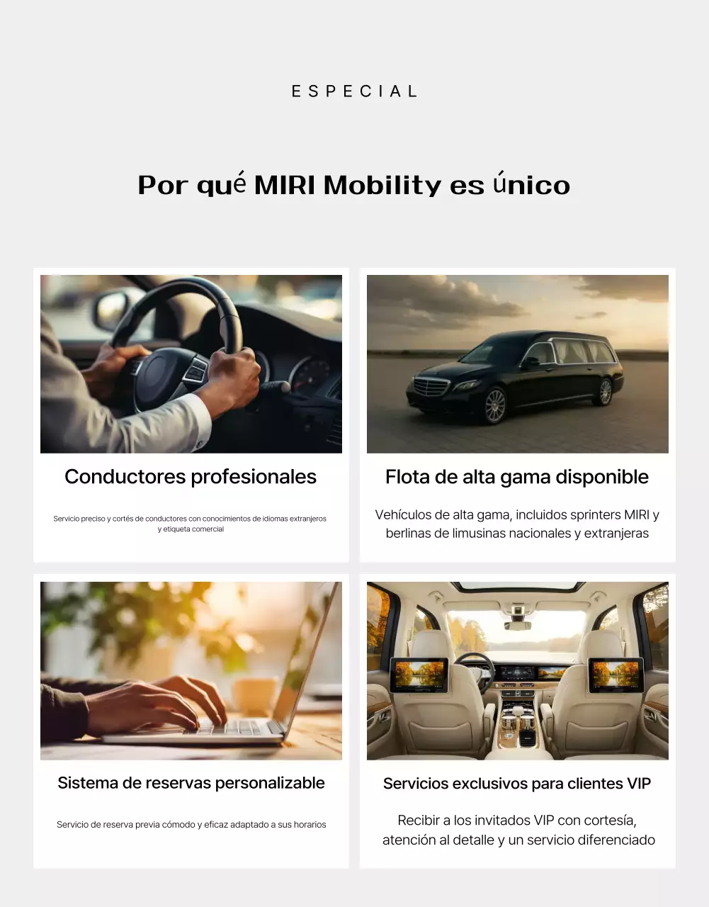 Anuncio de servicio ceremonial de lujo negro