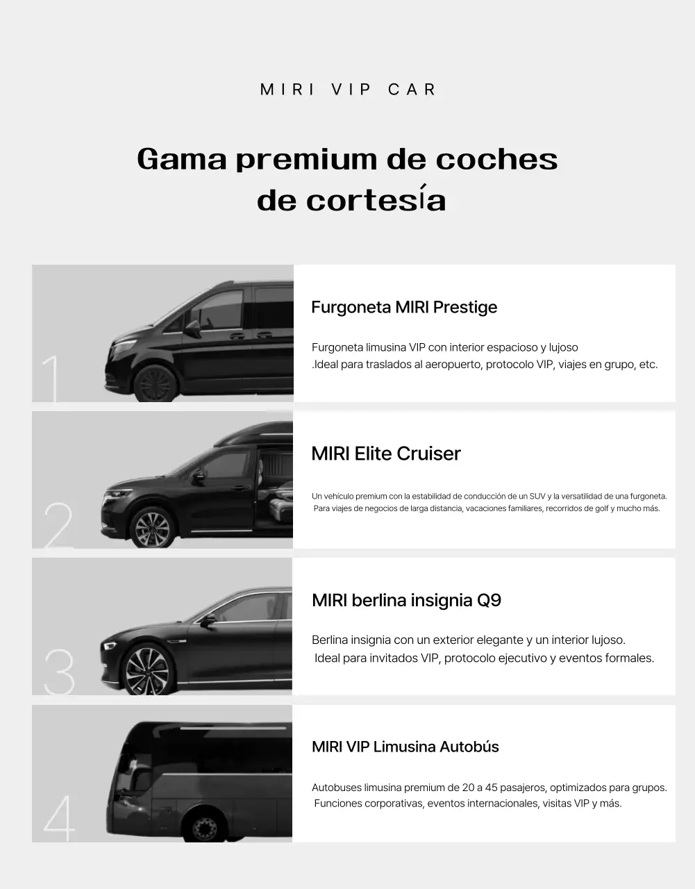 Anuncio de servicio ceremonial de lujo negro