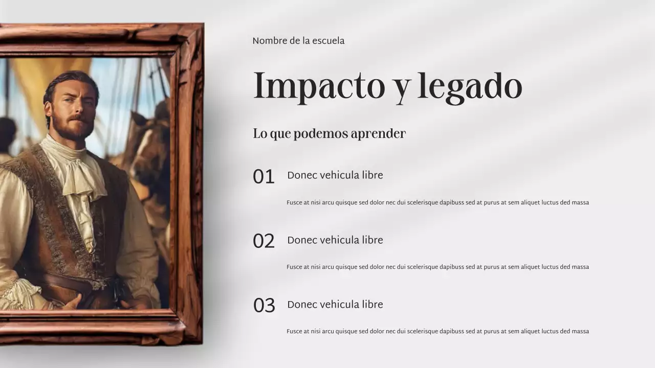 Presentación de la historia clásica de Grey