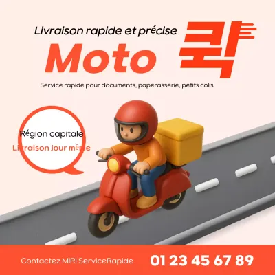 Promotion du service de livraison Orange Simple