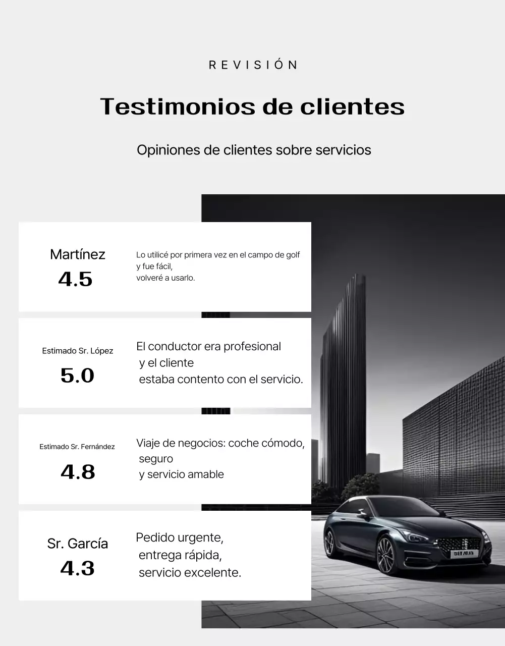 Anuncio de servicio ceremonial de lujo negro