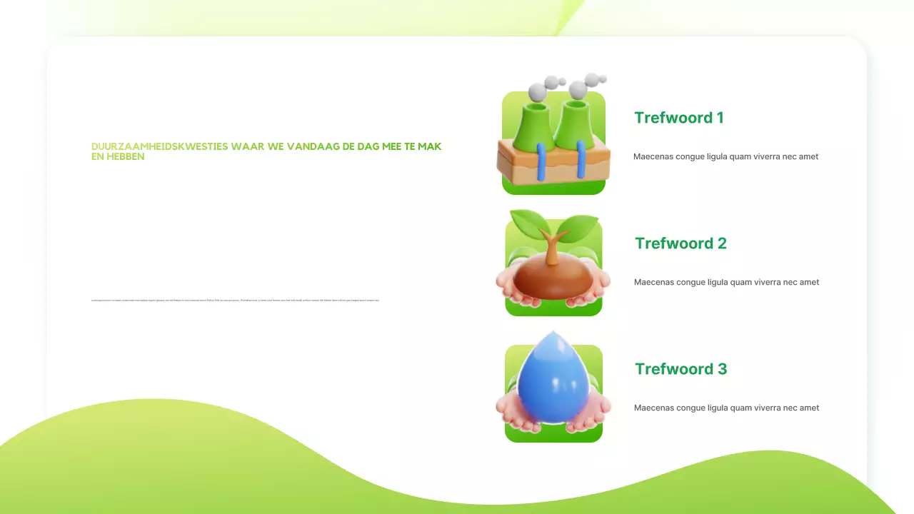 Presentatie over de aankondiging van Green Modern Sustainability