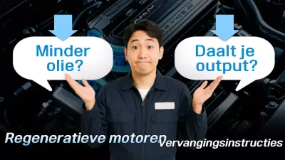 Handleiding voor het vervangen van een zwarte moderne automotor