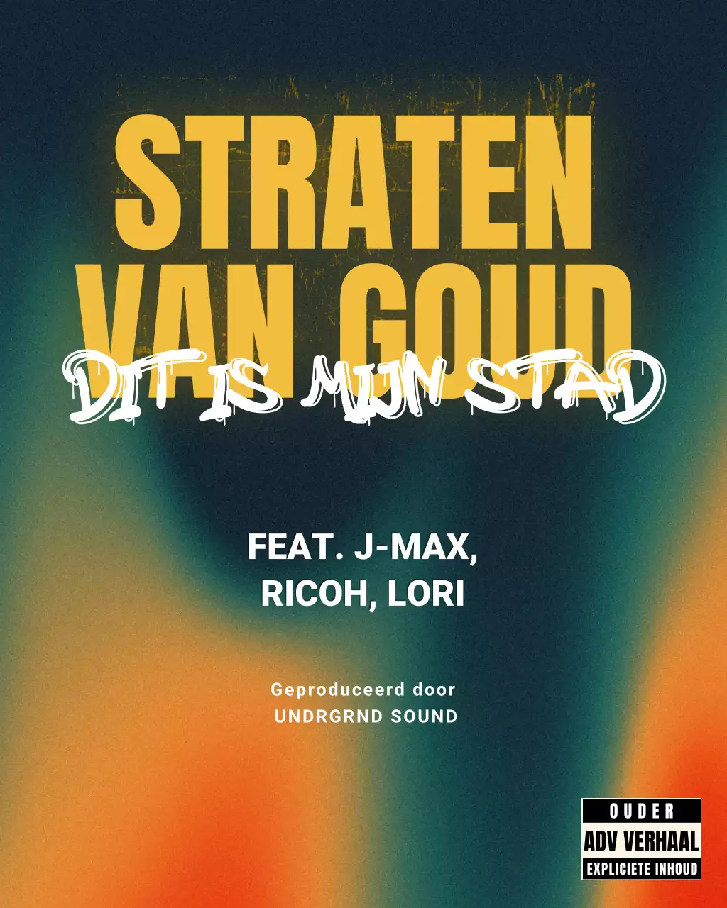 Gold Urban Music Promotie Instagram Post