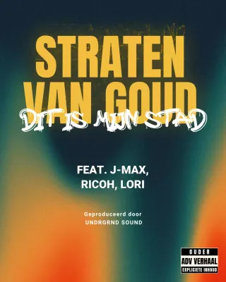 Gold Urban Music Promotie Instagram Post
