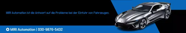 Blaue moderne Autowerbung