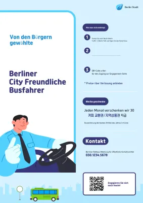 Sky Blue Kampagne für sauberen Transit