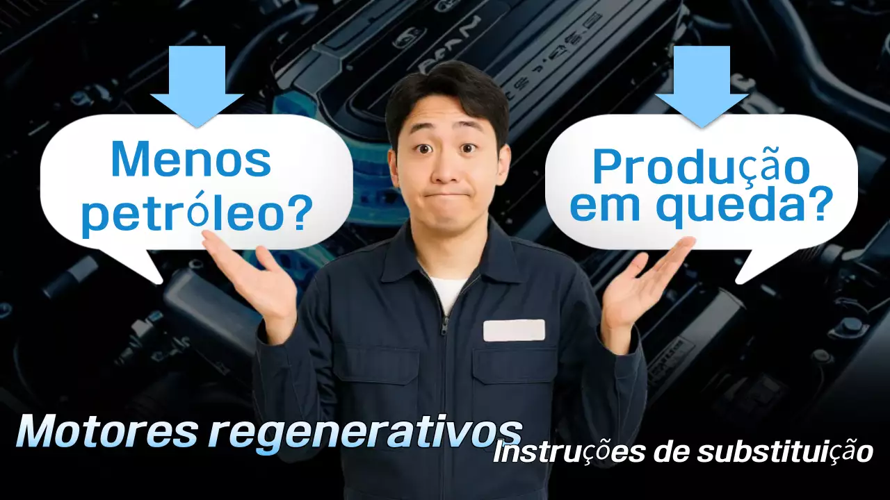 Guia de substituição de motor de carro preto moderno