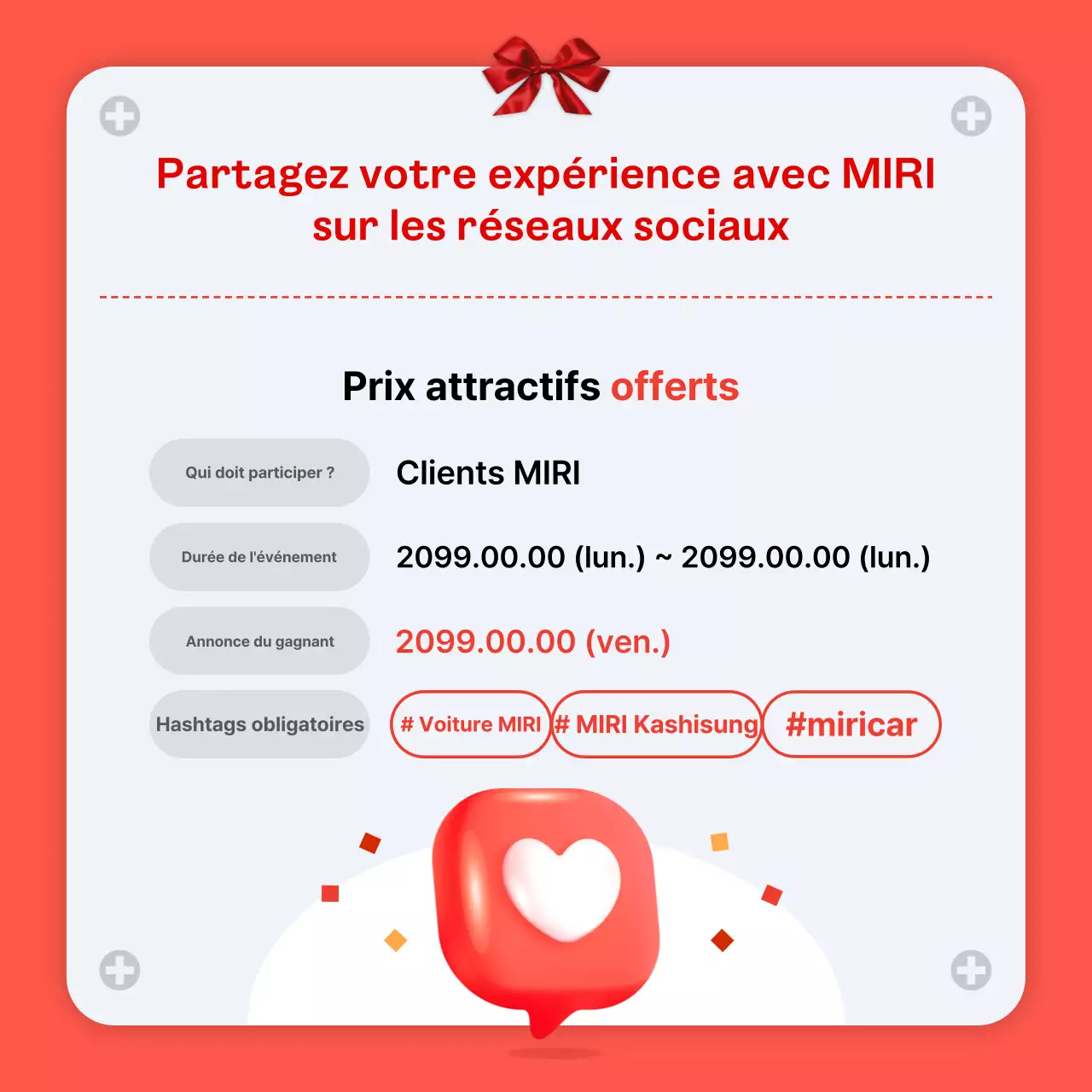 Promotion de voitures modernes rouges