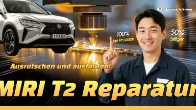 Orangefarbene moderne Autoreparaturanzeige
