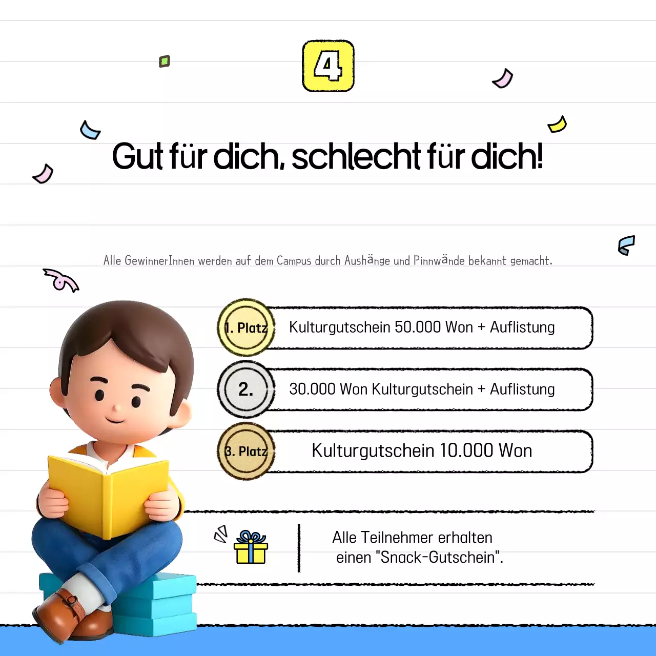 Yellow Baby Quiz-Wettbewerb