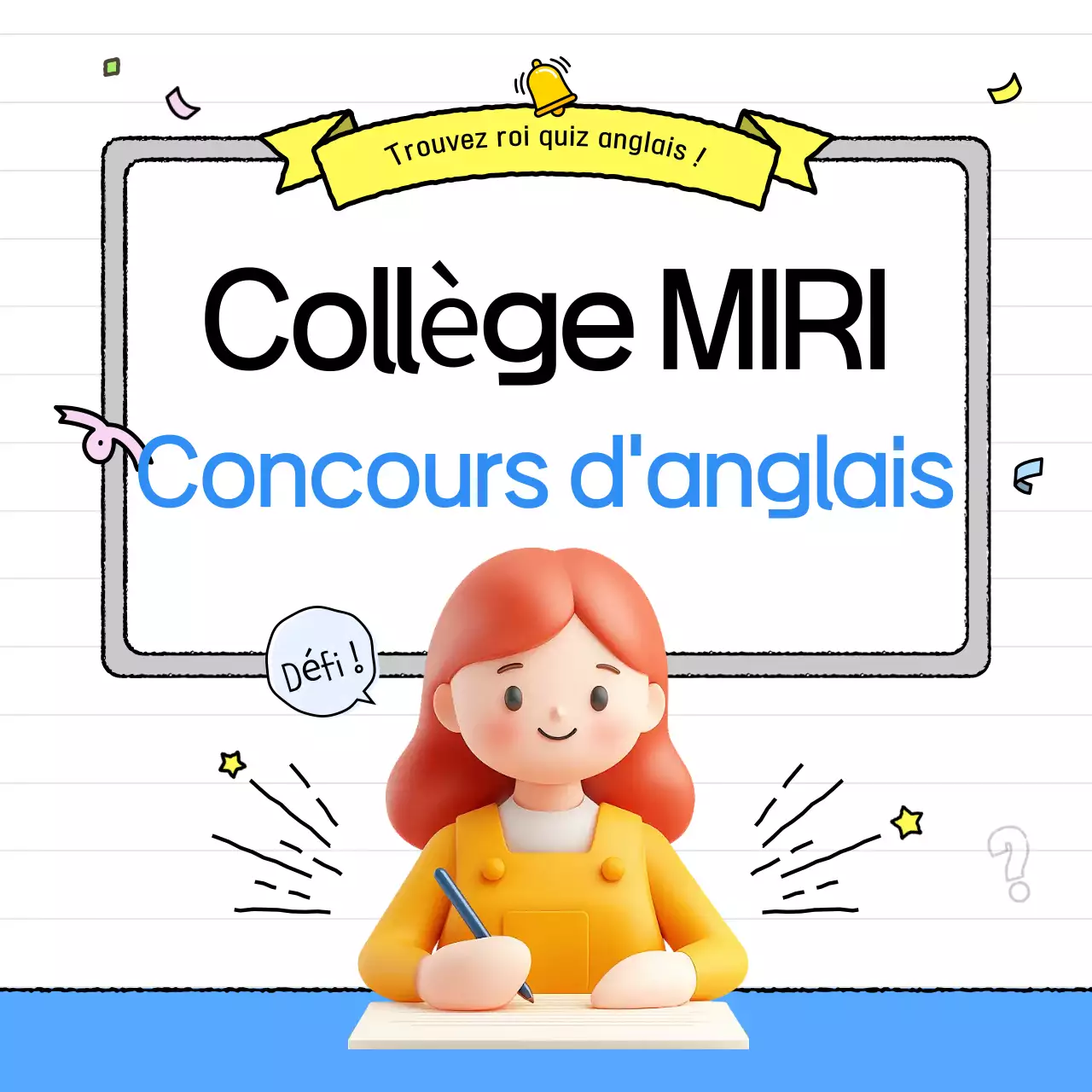 Concours de quiz sur les bébés jaunes