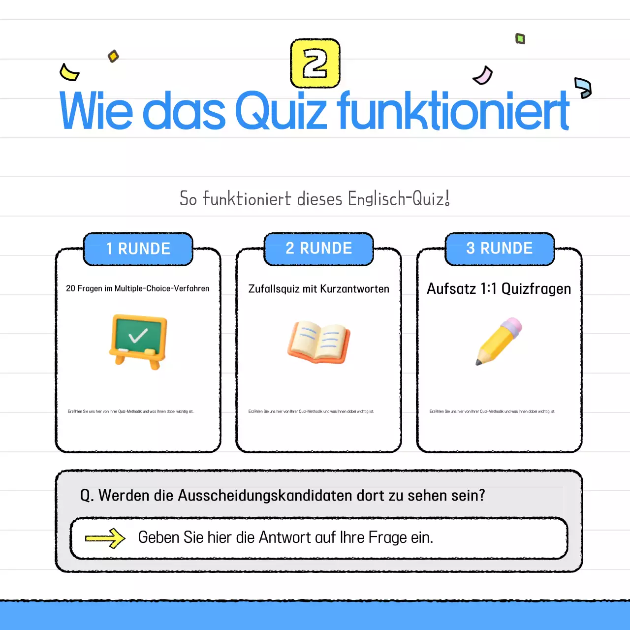 Yellow Baby Quiz-Wettbewerb