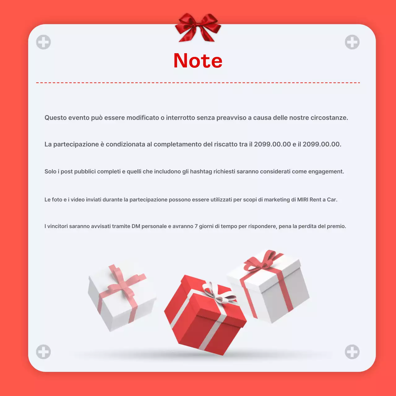 Promozione auto moderna rossa