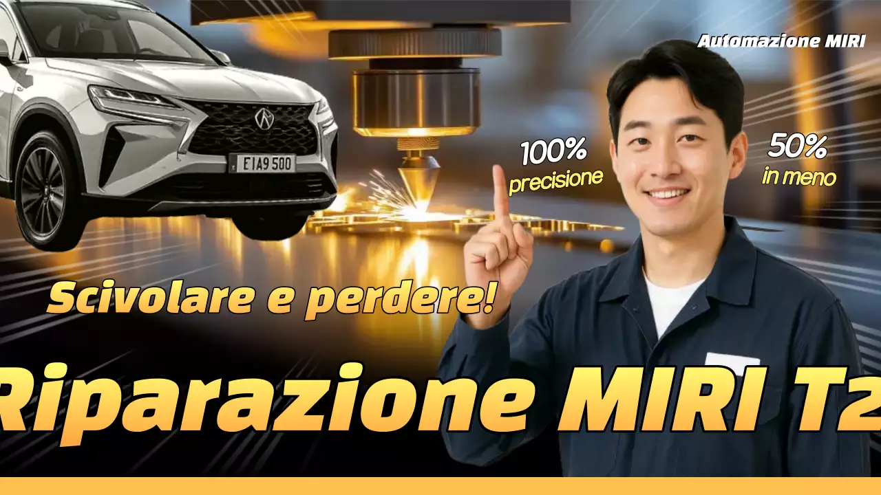 Pubblicità di riparazione auto moderna arancione