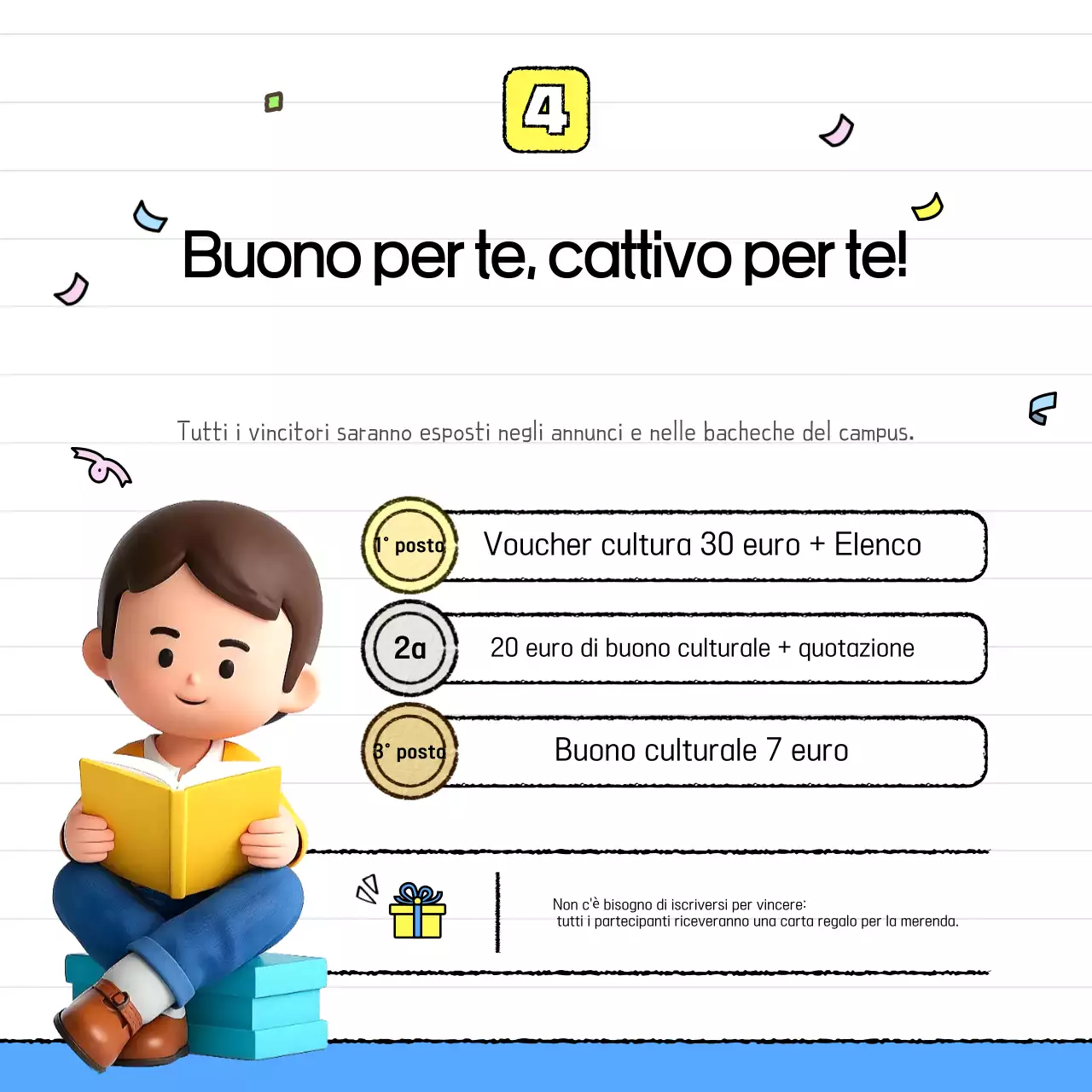 Evento del concorso a quiz Yellow Baby