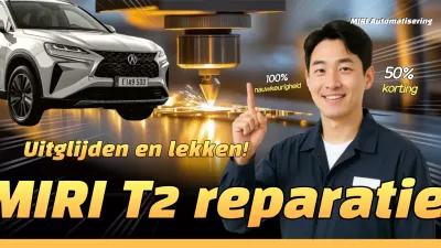 Oranje moderne autoreparatieadvertentie