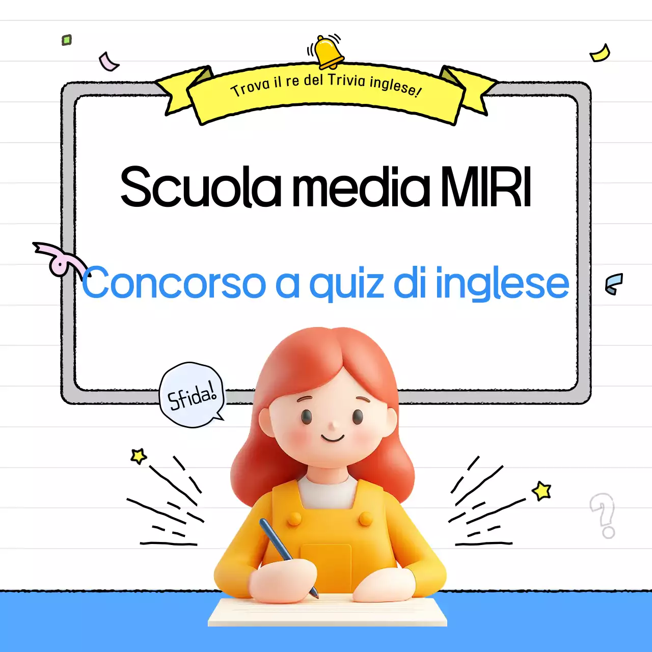 Evento del concorso a quiz Yellow Baby
