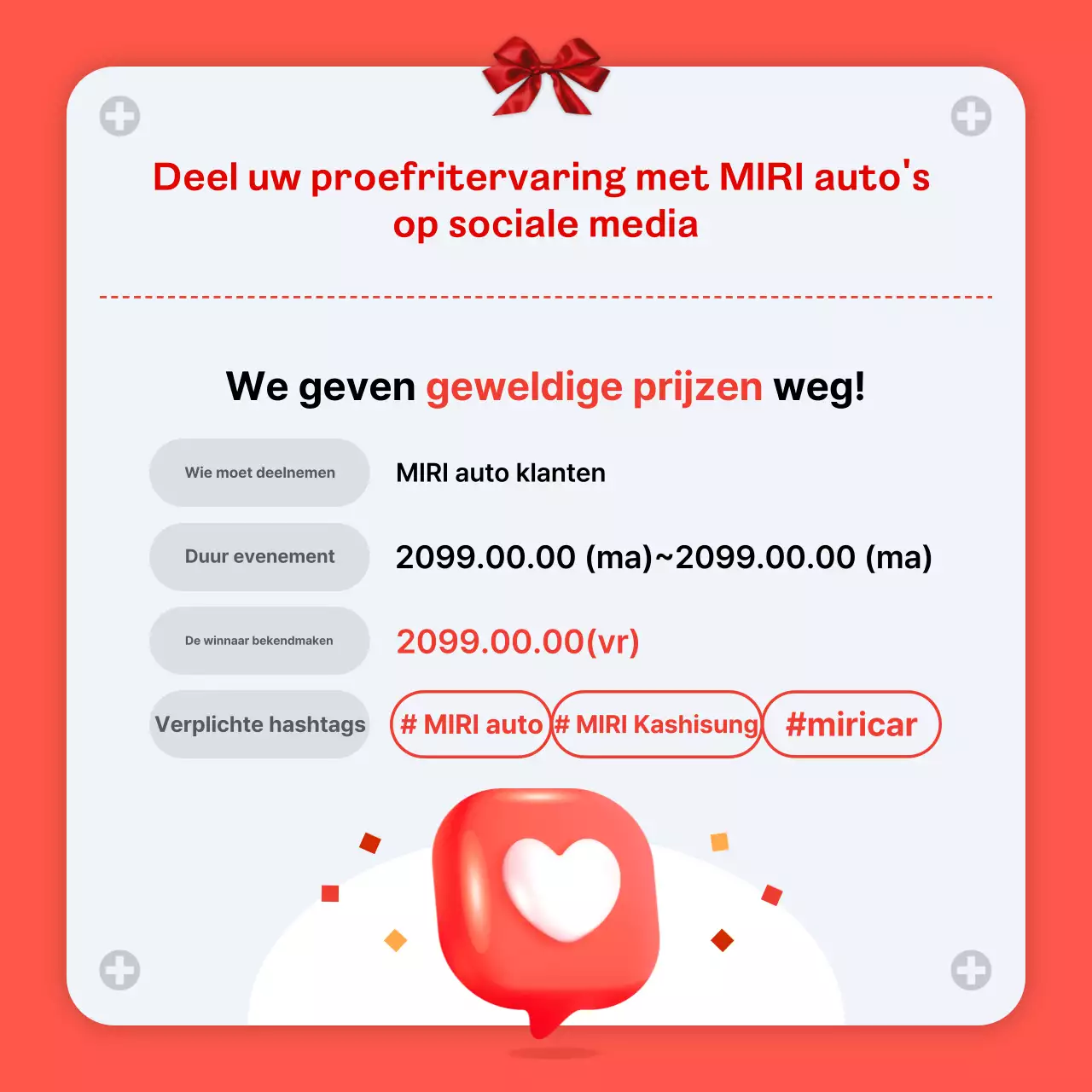 Promotie voor rode moderne auto's