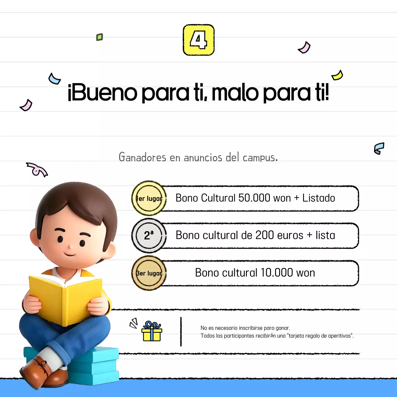 Concurso de preguntas del bebé amarillo