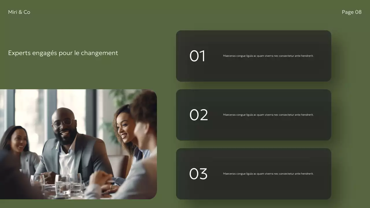 Annonce sur la durabilité verte et moderne