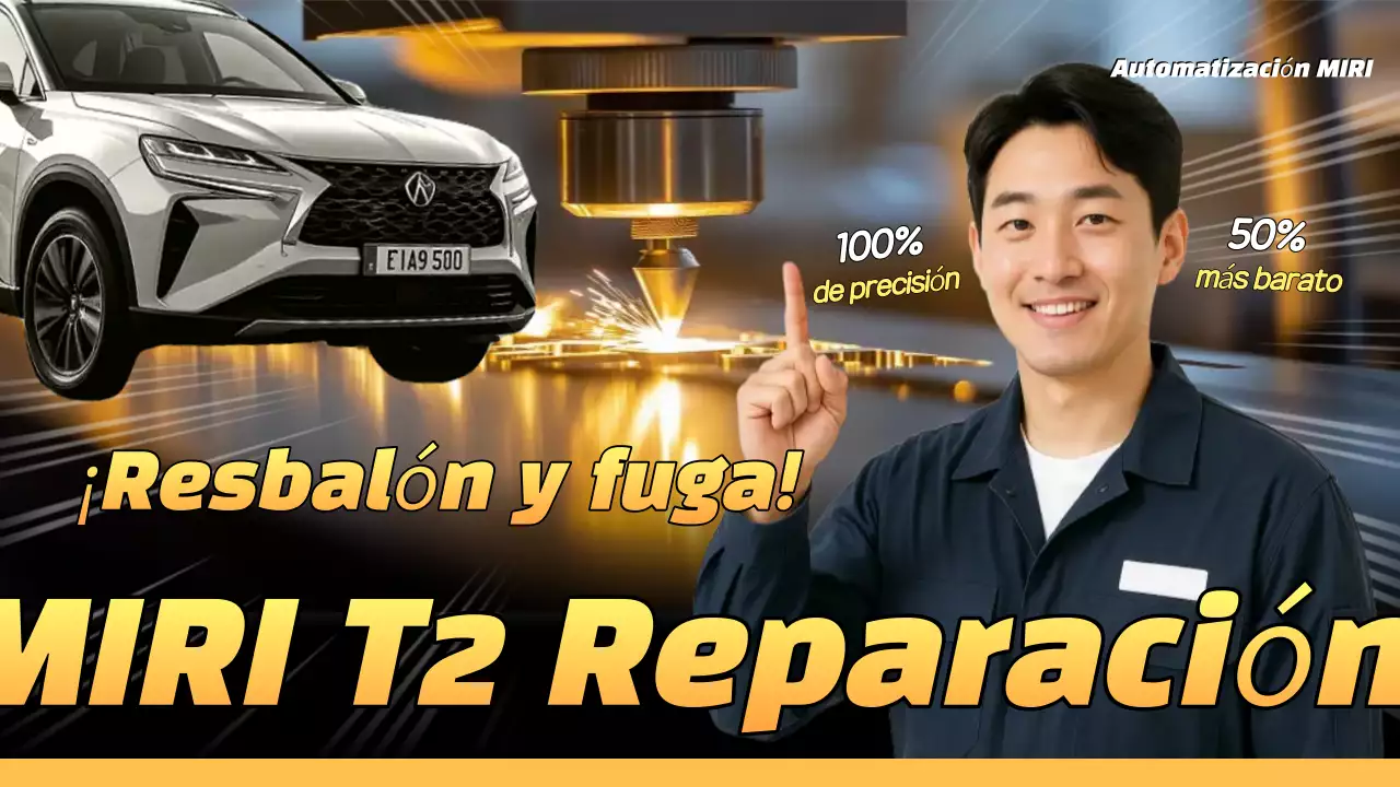 Anuncio de reparación de coches modernos de Orange