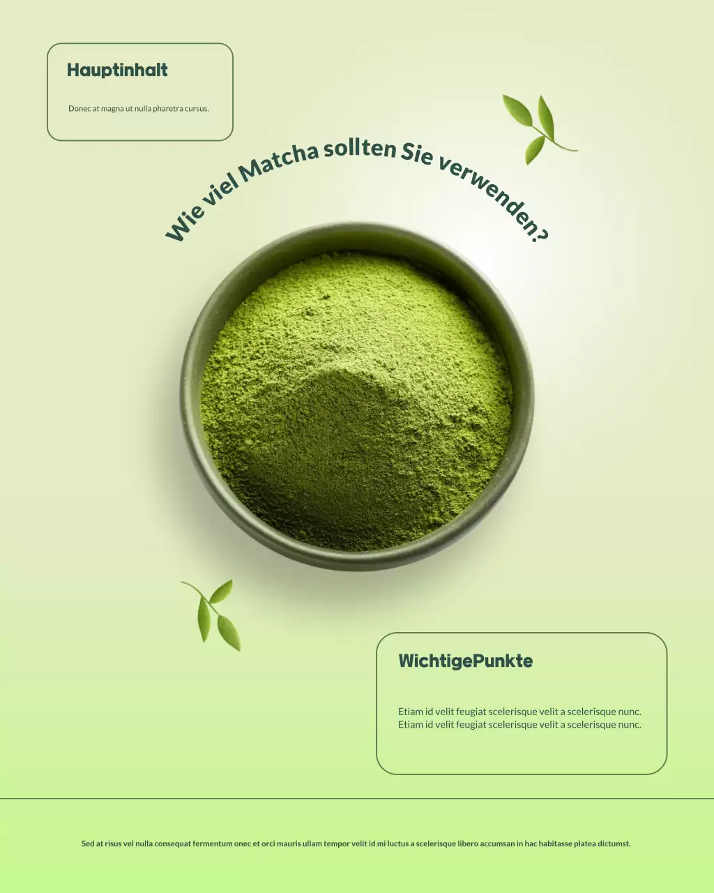 Instagram-Beitrag „Green Modern Matcha Guide“