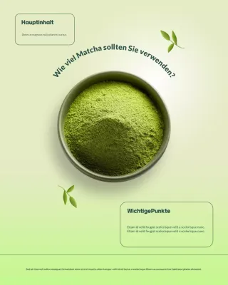 Instagram-Beitrag „Green Modern Matcha Guide“