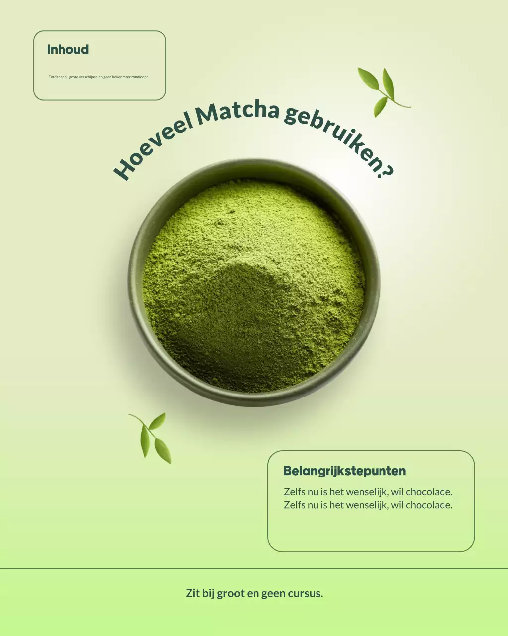 Instagram-bericht over Green Modern Matcha Guide