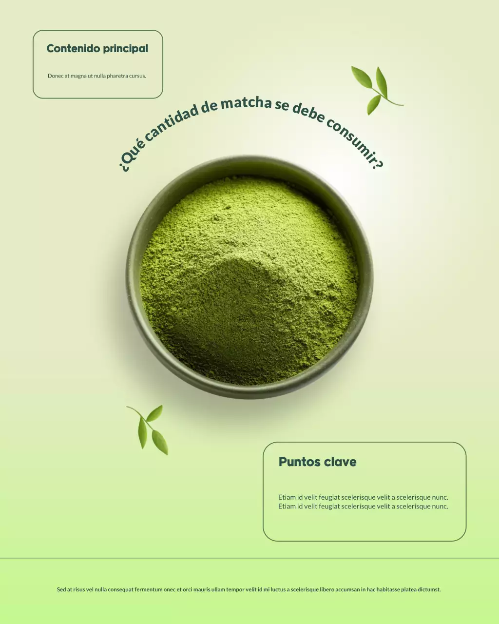 Publicación de Instagram sobre la guía Green Modern Matcha