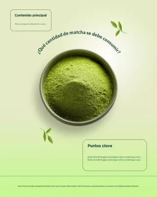 Publicación de Instagram sobre la guía Green Modern Matcha