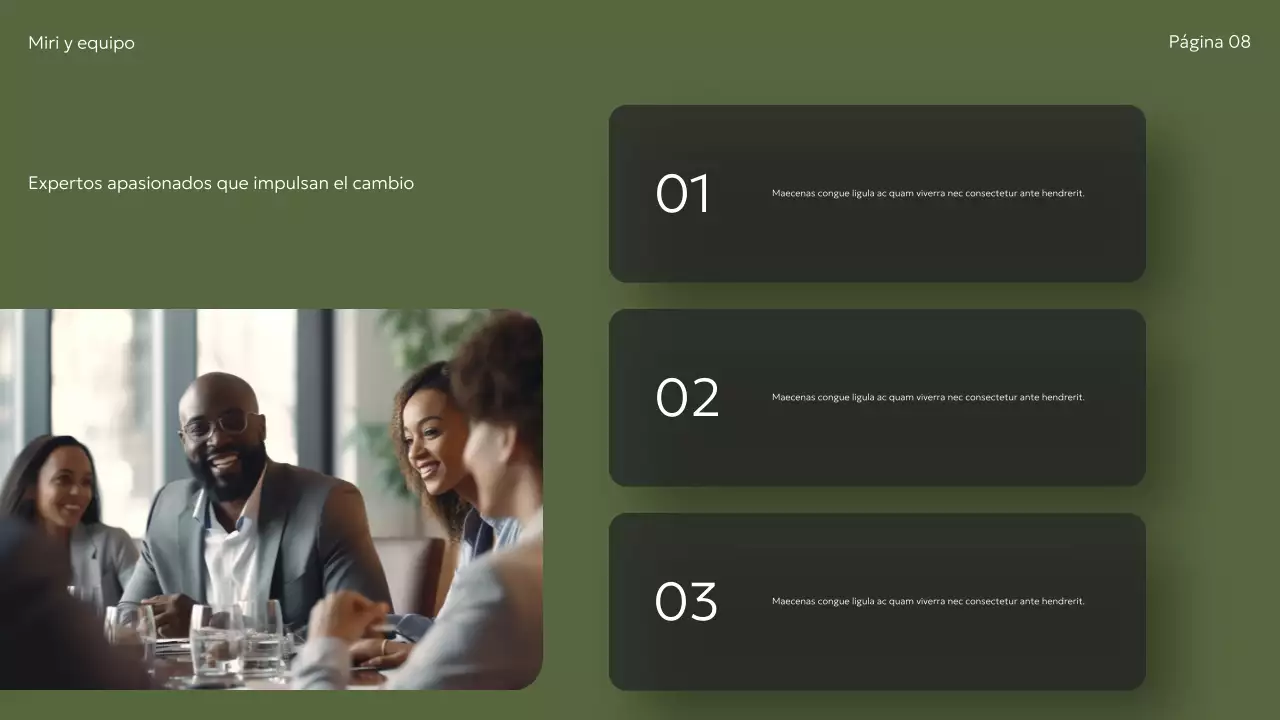 Anuncio de sostenibilidad de Green Modern