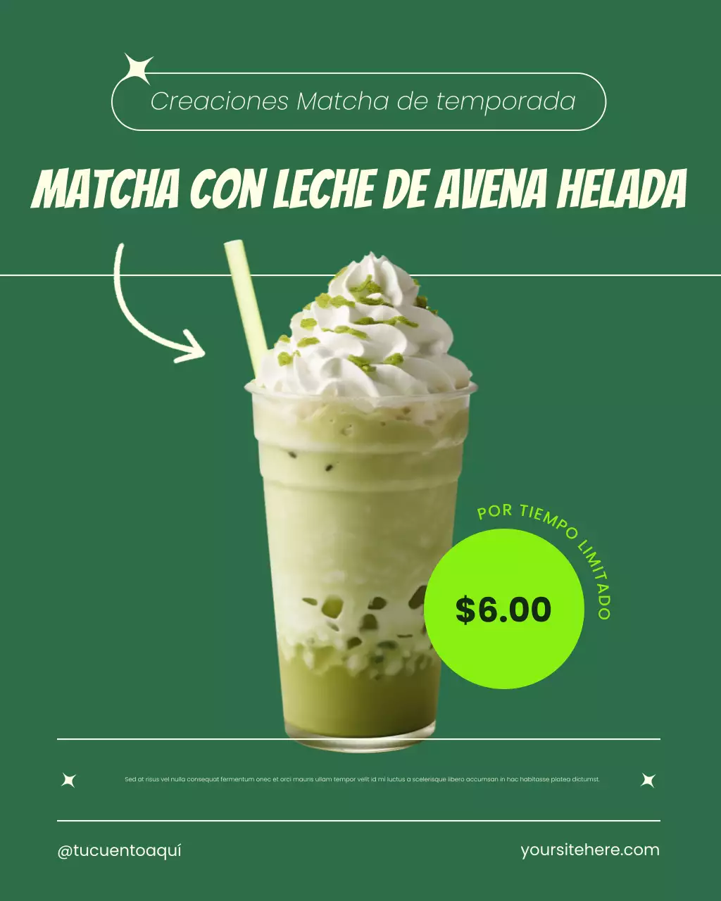 Promoción de bebidas modernas y ecológicas