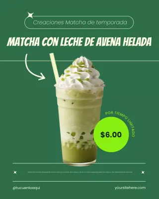 Promoción de bebidas modernas y ecológicas