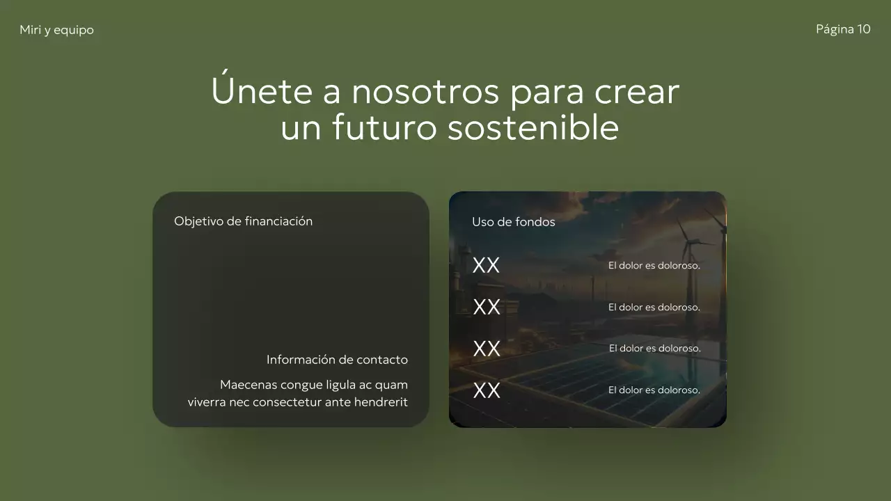 Anuncio de sostenibilidad de Green Modern