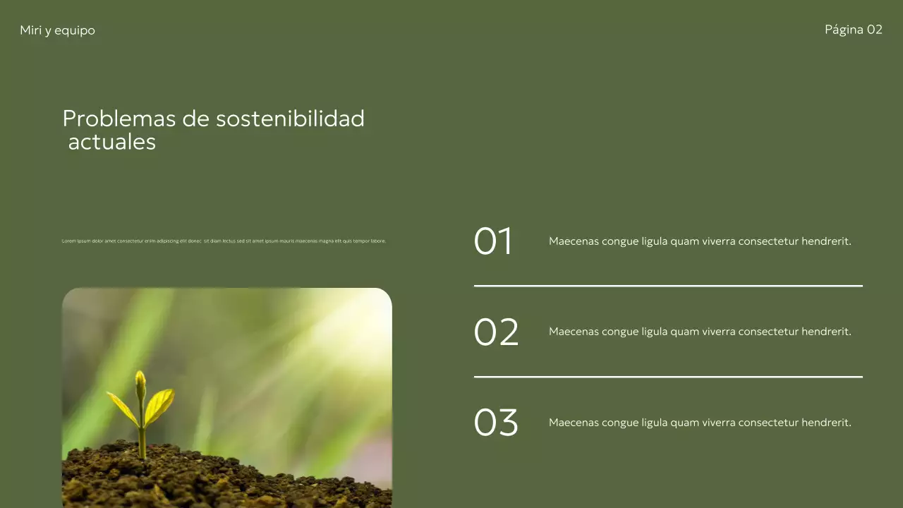 Anuncio de sostenibilidad de Green Modern