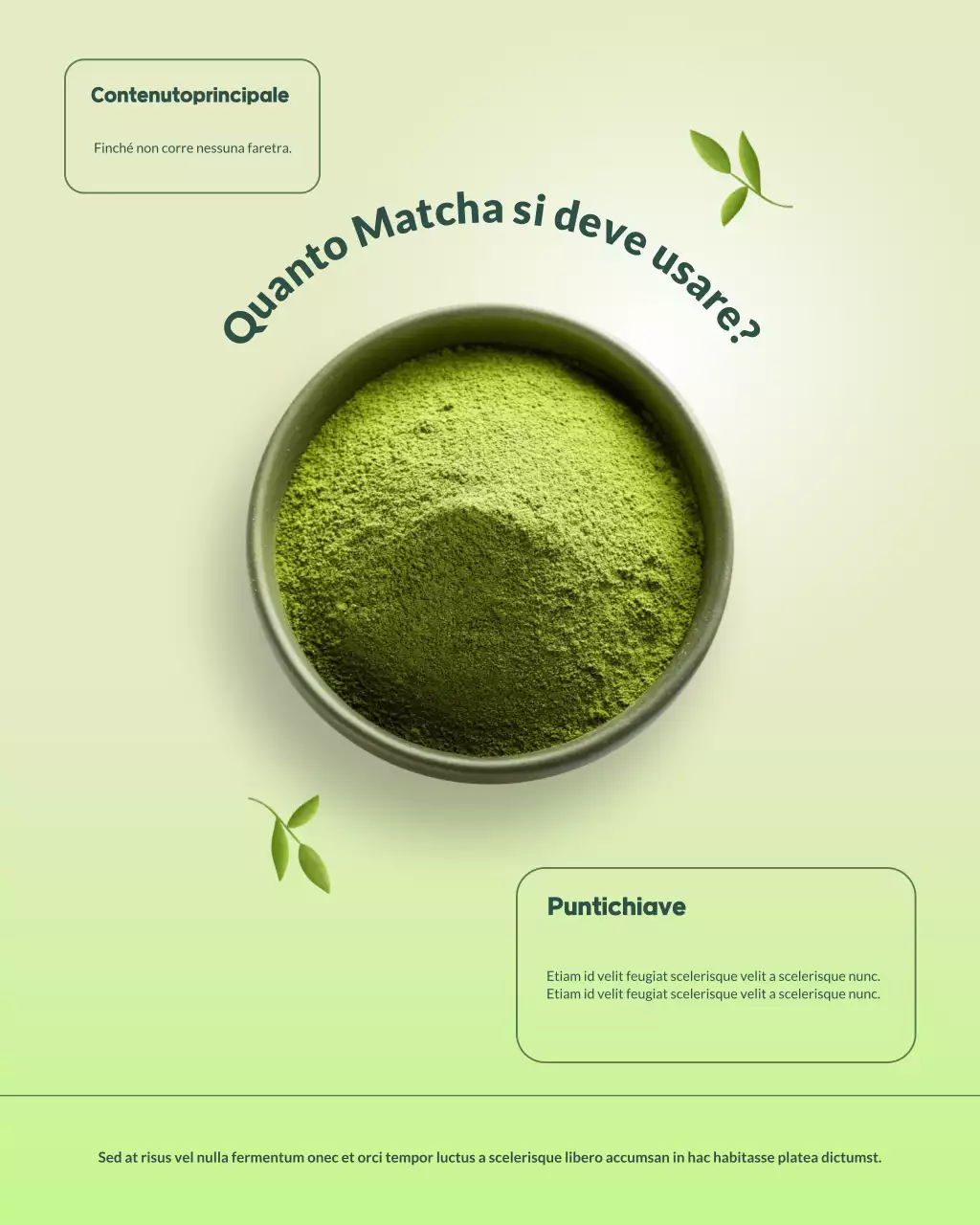 Guida al Matcha Verde Moderno - Post su Instagram